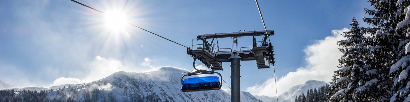 Ski Lift Banner